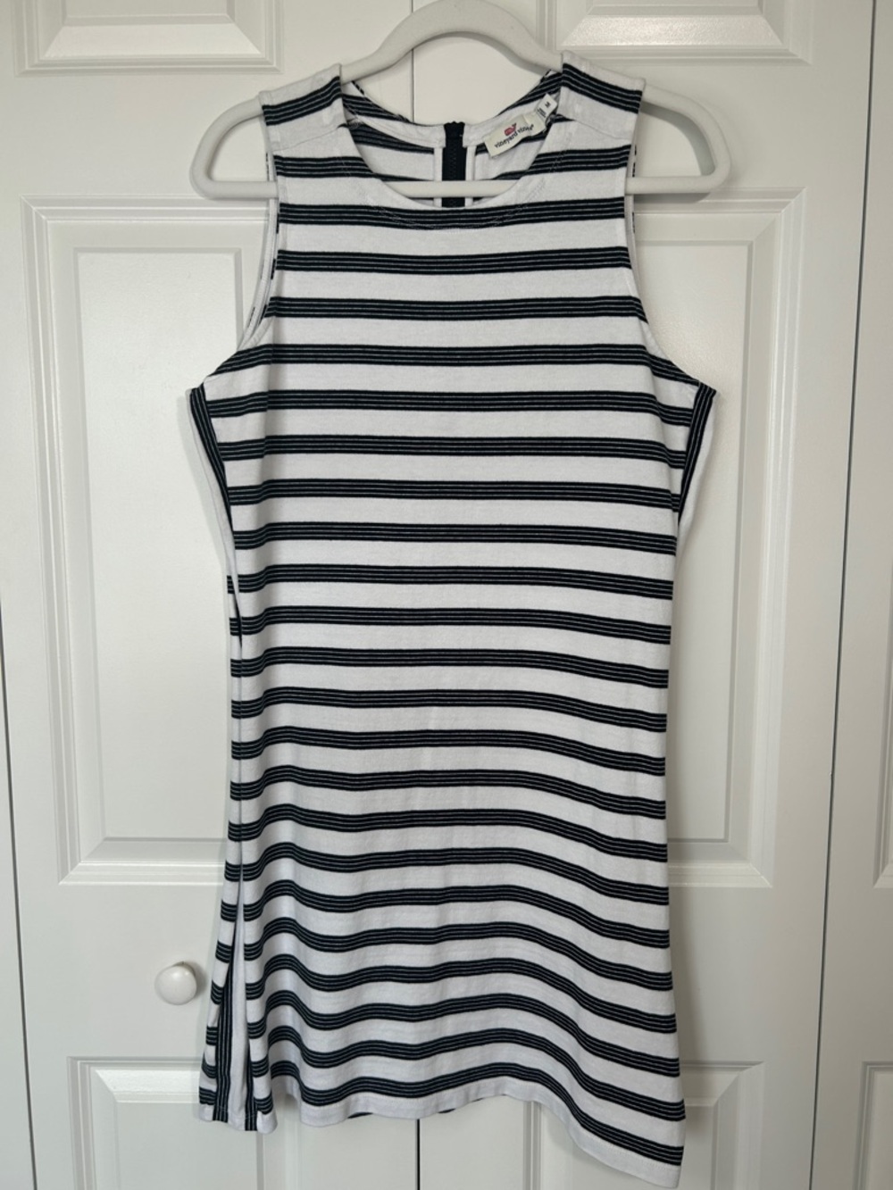 Vineyard Vines Navy and White Striped Mini Dress